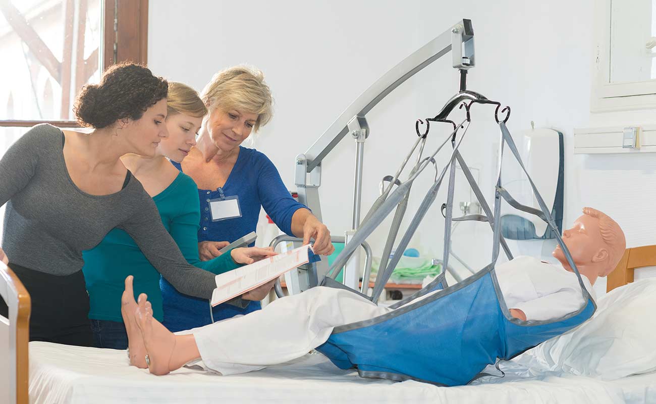 Medical professionals undertaking training Medical professionals undertaking training